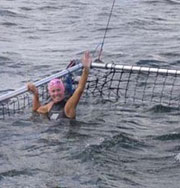 Женщина впервые пересекла вплавь Атлантический океан