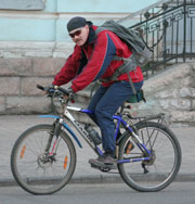 Воришка на велосипеде ограбил банк