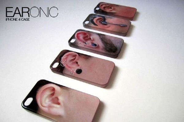 Чехлы для мобильных телефонов «маскируются» под уши для неформалов и людей с бакенбардами