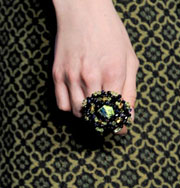 Коктейльное кольцо: необычное украшение. Фото