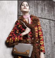 Мода: Prada выбрала новую модель Мике Арганараз для осенне-зимней коллекции. Фото