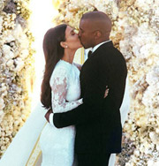 Свадьба Ким Кардашьян и ее феерическое платье от Givenchy. Фото