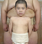 Как выглядели борцы сумо в юные годы. Фото