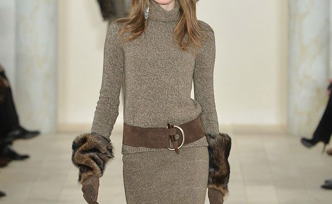 Мода: русские ушанки и романтика Америки в коллекции Ralph Lauren. Фото