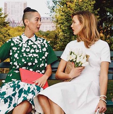Мода: 93-летняя Айрис Апфель в забавной кампании Kate Spade. Фото
