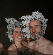 Конкурс обледенелых волос: Канада, температура минус 40 градусов. Фото