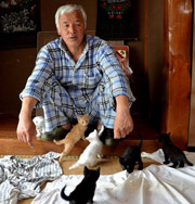 Японец вернулся на место ядерной катастрофы, чтобы помогать брошенным животным. Фото