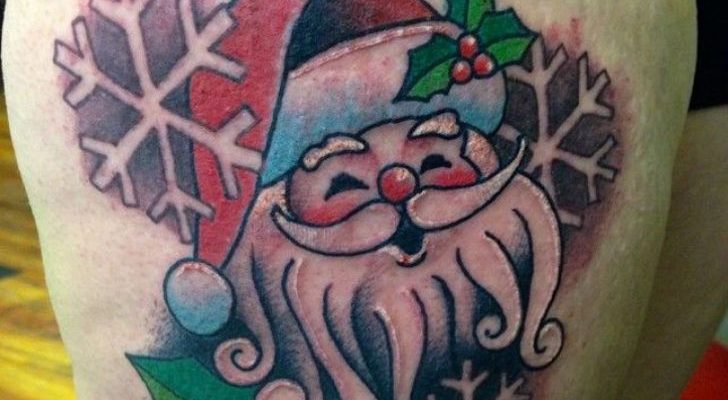 Новый год навсегда: рождественские татуировки. Фото