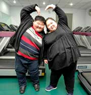 Самой толстой паре из Китая придется похудеть, чтобы родить ребенка. Фото