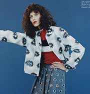 Мода: Аня Рубик в стиле 60-х в декабрьском Vogue Paris. Фото