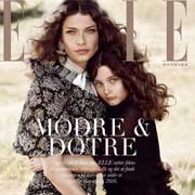 Мода: модель Луиз Педерсен появилась на обложке вместе со своей дочкой. Фото