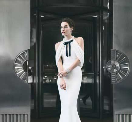 Свадебные платья по мотивам классического черного платьица Одри Хепберн. Фото
