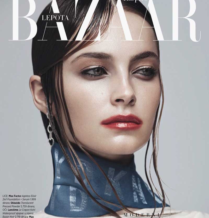 Мода: необычный макияж Бриджит Малькольм для Harper’s Bazaar Serbia. Фото