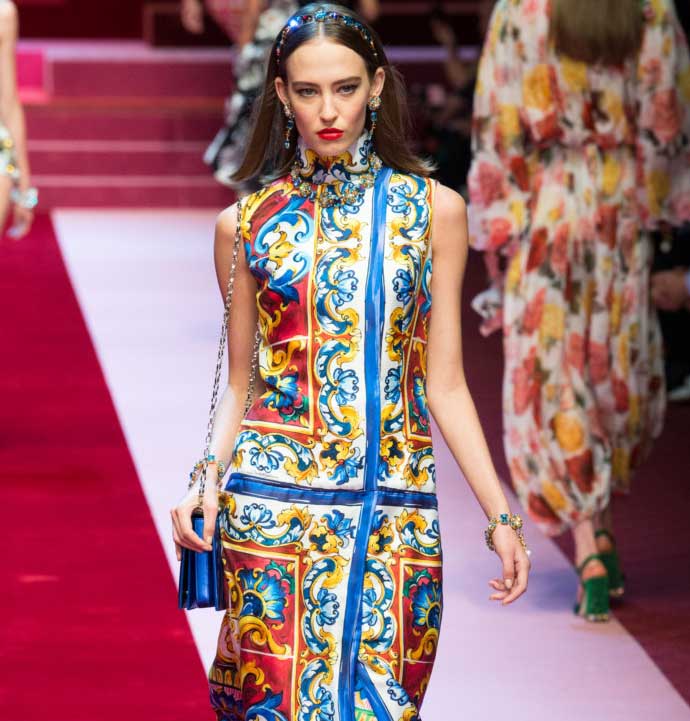 Мода: яркая коллекция от Dolce & Gabbana. Фото