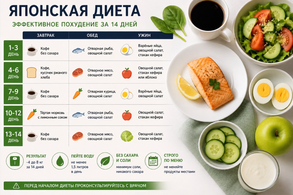 Самая эффективная: японская диета, пожалуй, лучшее решение из всех возможных