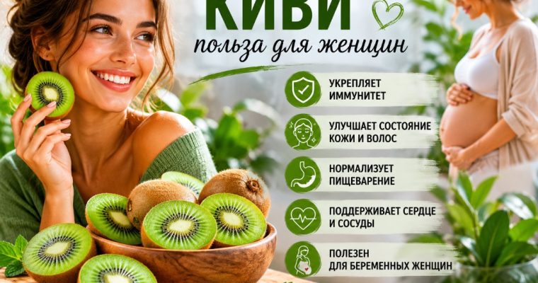 Киви: польза для женщин, беременных и влияние на здоровье