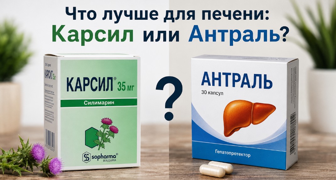 Что лучше: Карсил или Антраль?