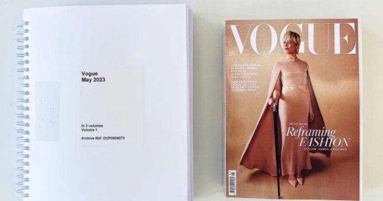 Шрифт Брайля использовали для уникального номера журнала Vogue