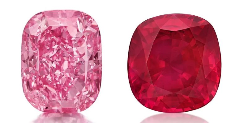 Рубин Estrela de Fura и бриллиант The Eternal Pink продали за $34,8 миллиона каждый
