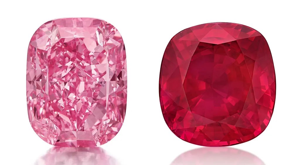Рубин Estrela de Fura и бриллиант The Eternal Pink продали за $34,8 миллиона каждый