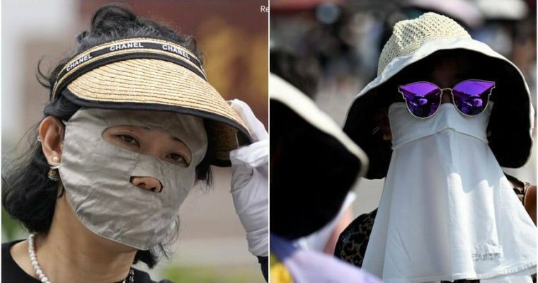 Фейскини: маска, закрывающая лицо, стала трендом в Китае
