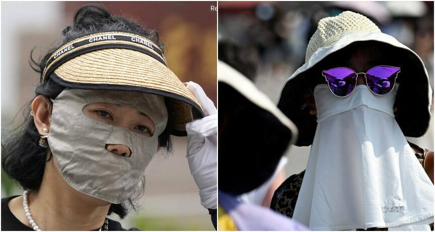 Фейскини: маска, закрывающая лицо, стала трендом в Китае