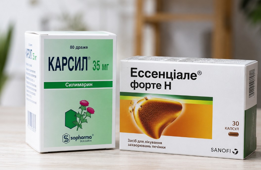 Карсил чи Есенціале: що краще для печінки та у чому різниця