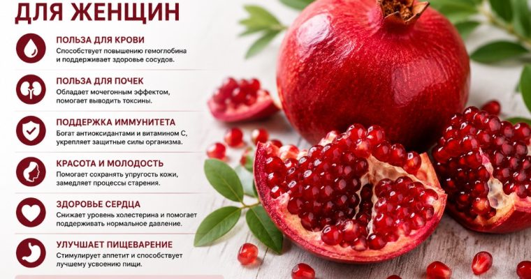Чем полезен гранат для женщин?