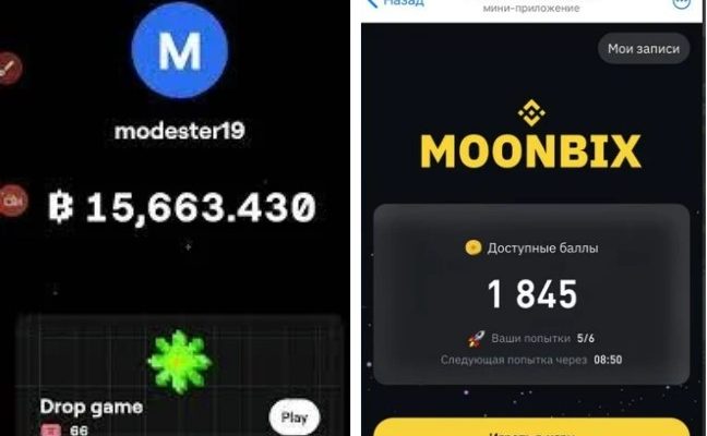 Moonbix и Блум: зарабатывайте играя, пока еще не поздно