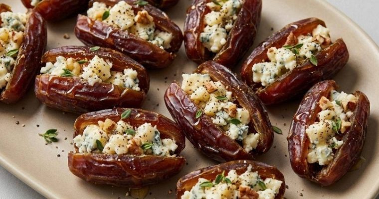 Финики с дорблю, мёдом и розмарином: рецепт горячей закуски
