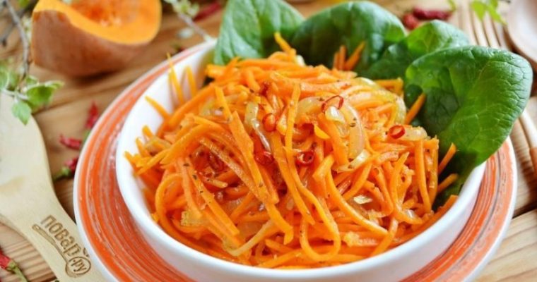 Тыква по-корейски: пряная закуска вместо икры